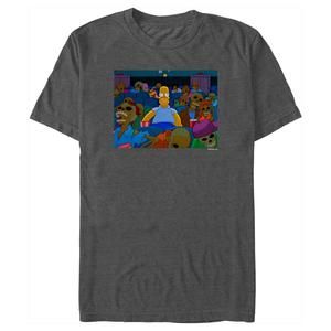 Mens The Simpsons Treehouse Of Horror Homer Skeleton Theater Tshirt